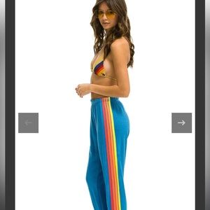 ***sold***Aviator Nation 5 stripe sweatpants